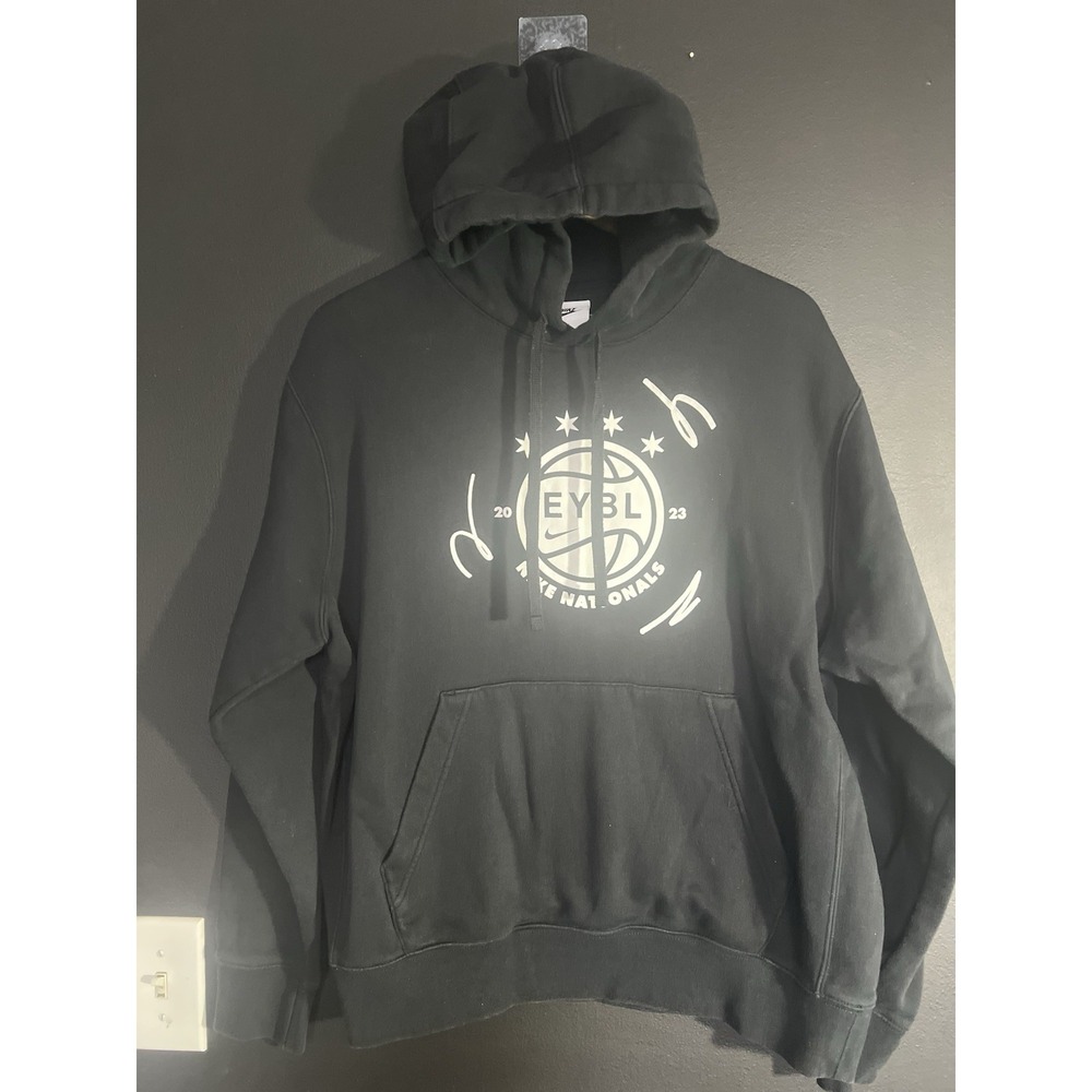 Nike Hoodie Mens Large Black EYBL Basketball 2023 Nationals‎